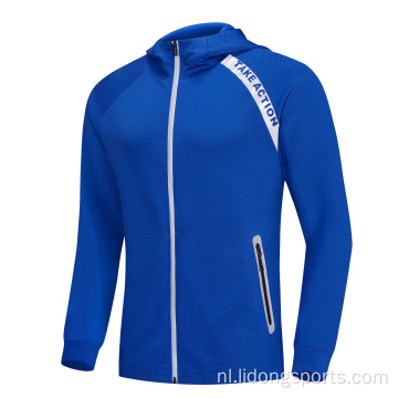 modieuze unisex mannen dames hoodie sport workout jas